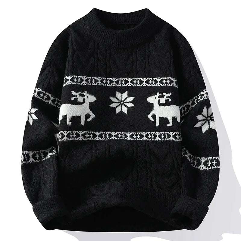 Fall Winter High End Luxury Cashmere Sweater Men Thick Warm Sweaters