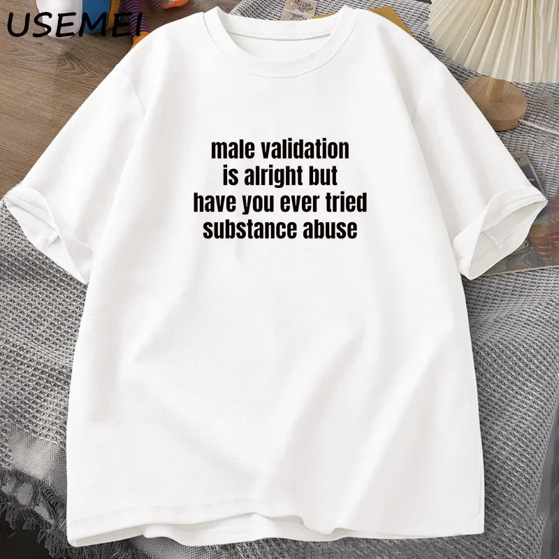 -shirt Funny Adult Humor Cotton Short Sleeve