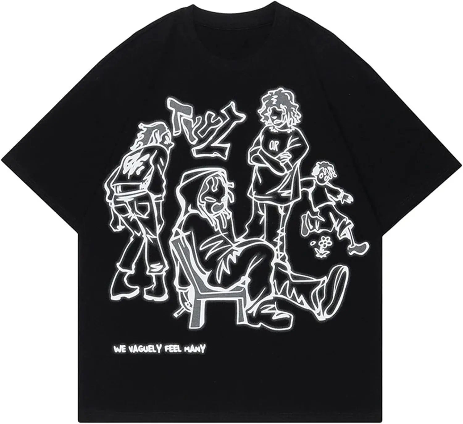 Vamtac Oversized Graphic Tees Y2k Tees