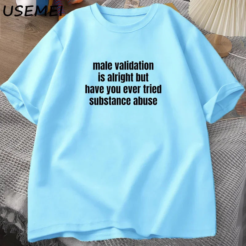 -shirt Funny Adult Humor Cotton Short Sleeve