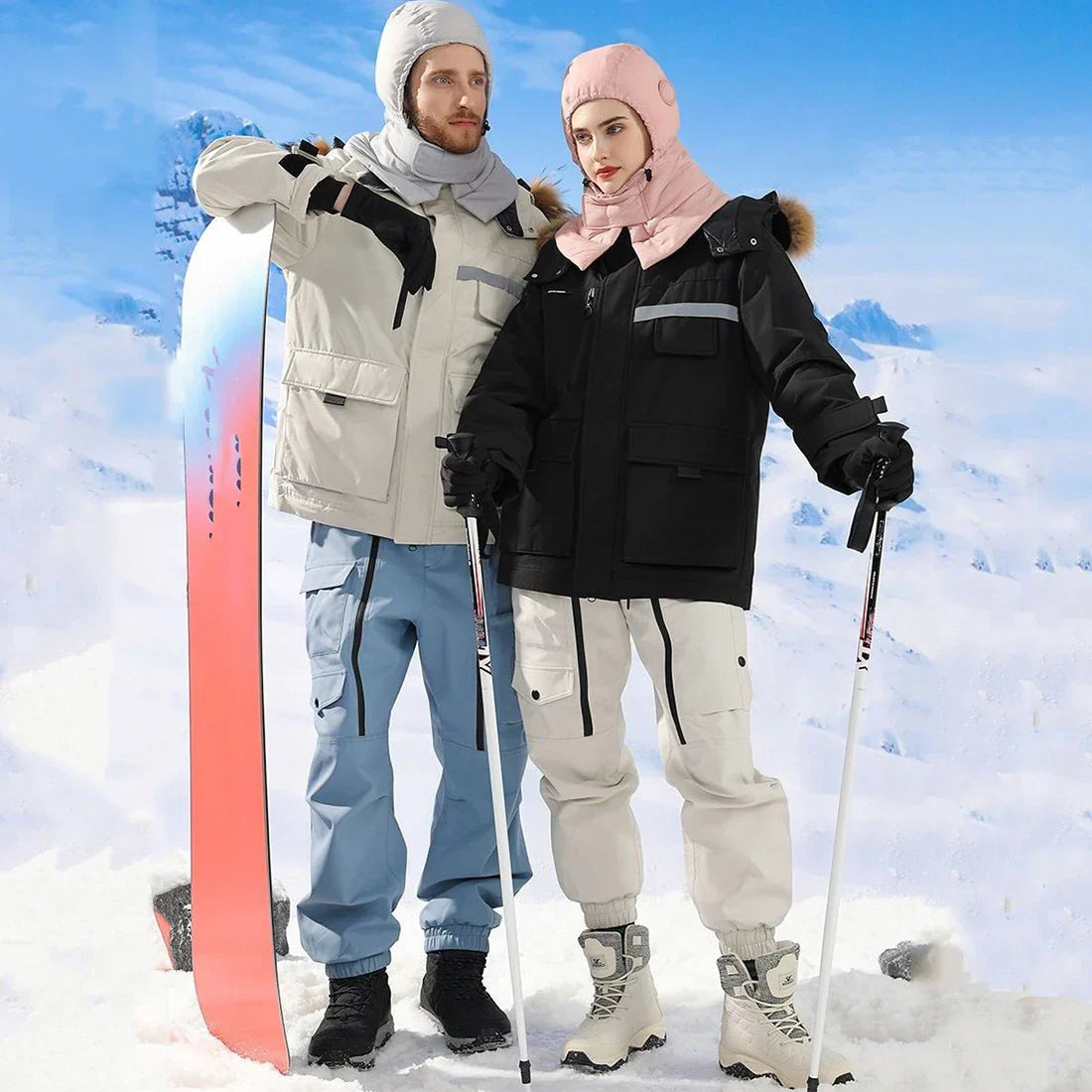 Ski Gloves Liners Thermal Warm Touch Screen Gloves Suit